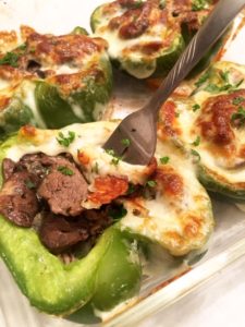 cheese steak stuffed pepper