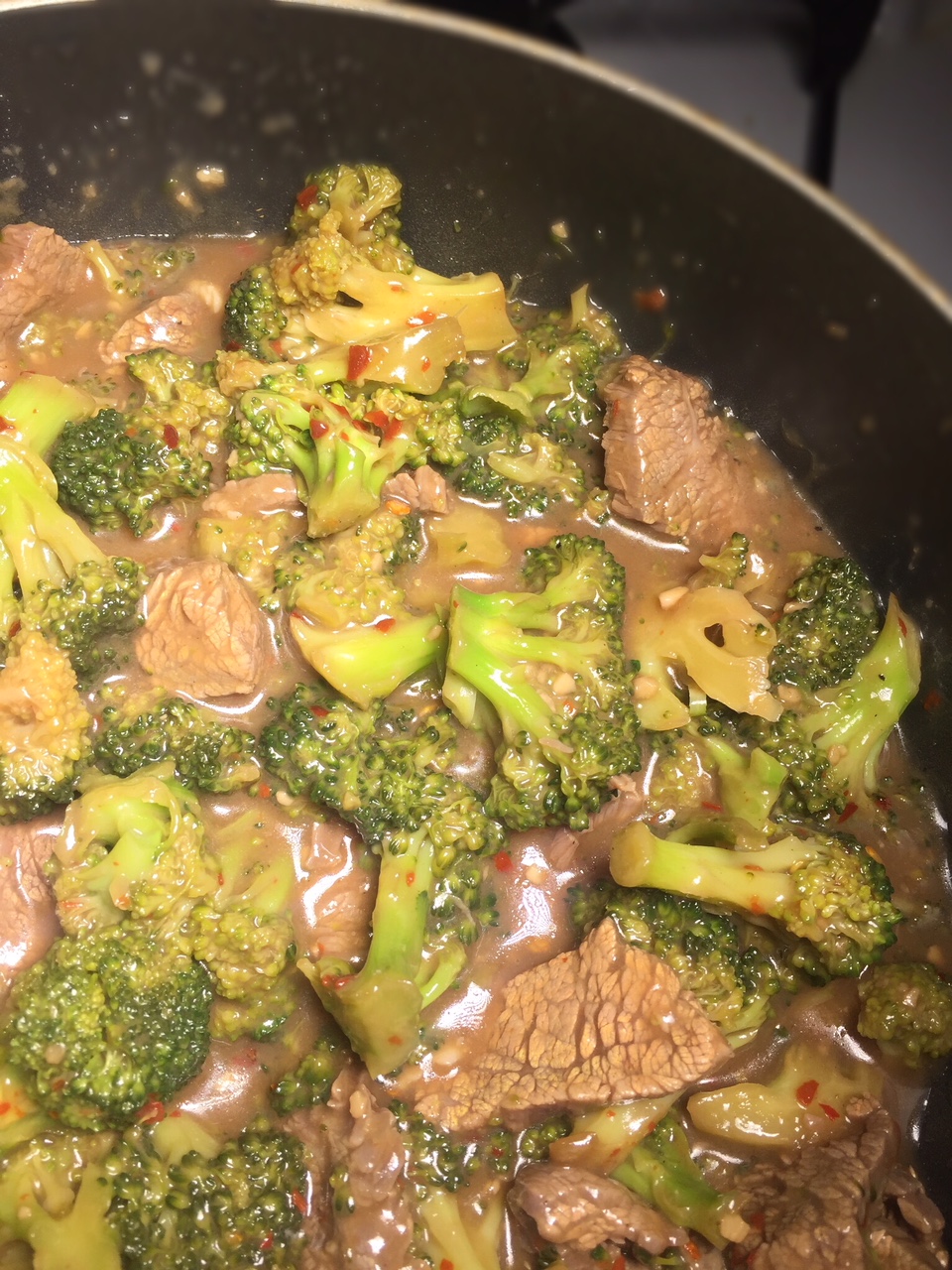 Beef and broccoli restaurant style