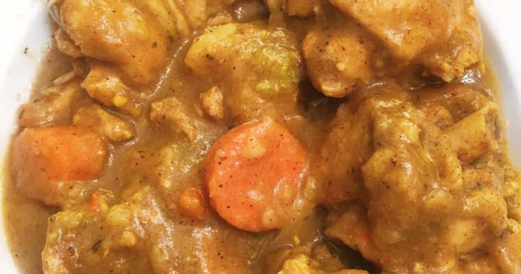 Caribbean Style Curry Chicken