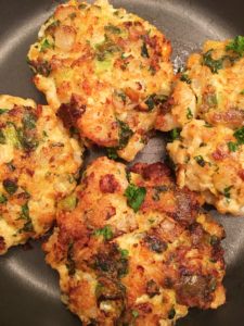 cooked shrimp cakes